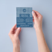 Gemusterte Fliesen, Fußboden, Fliesenwerbung Flyer (Gruppe)