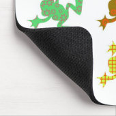 Gemusterte Frösche Mousepad (Ecke)
