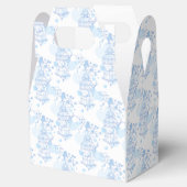 Gemusterte Gastgeschenk Hochzeit-Box für Blaue Was Geschenkschachtel (Geöffnet)