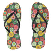 Gemusterte Geber Badesandalen (Fußbett)