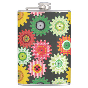 Gemusterte Geber Flachmann