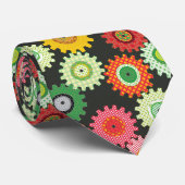 Gemusterte Geber Krawatte (Gerollt)