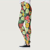 Gemusterte Geber Leggings (Links)