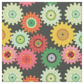 Gemusterte Geber Stoff (Nahaufnahme)