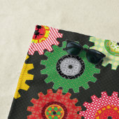 Gemusterte Geber Strandtuch (Beispiel)