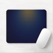 Gemusterte, gelbe Russ-Faser Mousepad (Mit Mouse)