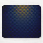 Gemusterte, gelbe Russ-Faser Mousepad (Vorne)