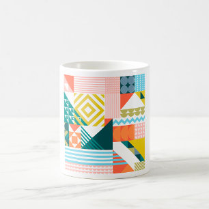 Gemusterte geometrische Tasse