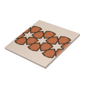 Gemusterte geometrische Vintage arabisch-warme Far Fliese (Seite)