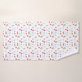 Gemusterte Geräte des Arztes Badehandtuch (Badehandtuch)