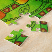 Gemusterte Giraffe Aquarellbilder Puzzle (Seite)