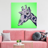 Gemusterte Giraffe Leinwanddruck (Insitu (Wohnzimmer))