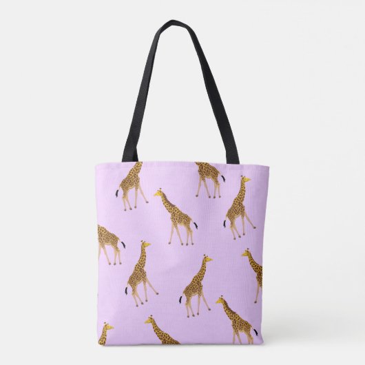 Gemusterte Giraffen-Taschen-Tasche Tasche (Rückseite)