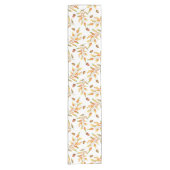 Gemusterte Herbstblätter und Acorns Kurzer Tischläufer (Vorderseite)