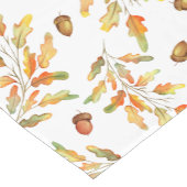 Gemusterte Herbstblätter und Acorns Kurzer Tischläufer (Ecke)