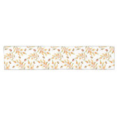 Gemusterte Herbstblätter und Acorns Kurzer Tischläufer (Horizontal)