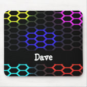 gemusterte Honigwabenbäume Mousepad (Vorne)