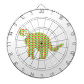 Gemusterte Katze Dartscheibe (vorne)