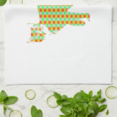 Gemusterte Katze Handtuch (Gefaltet)