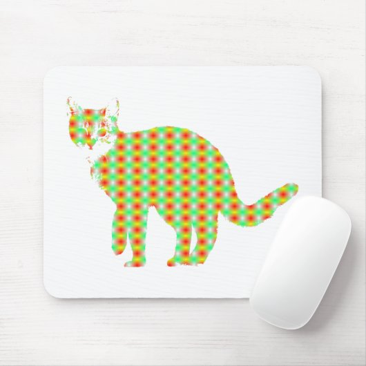 Gemusterte Katze Mousepad (Mit Mouse)