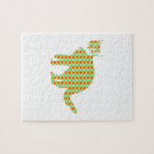 Gemusterte Katze Puzzle (Horizontal)