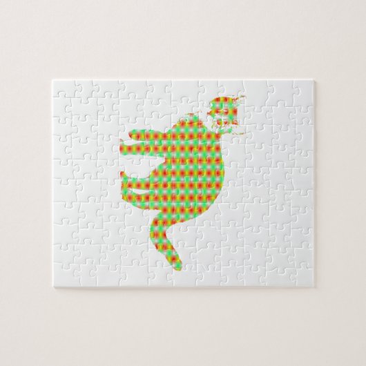 Gemusterte Katze Puzzle (Horizontal)