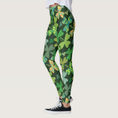 Gemusterte Kleeblätter Leggings (Links)