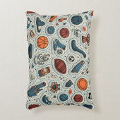 gemusterte Kopfkissen Dekokissen (Vorderseite(Vertikal))