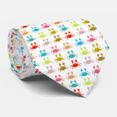 Gemusterte Krabben Krawatte (Gerollt)