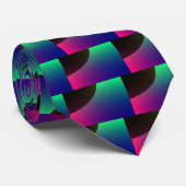 Gemusterte Krawatte des Planeten Aurora (Gerollt)
