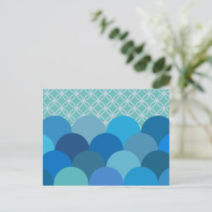 Gemusterte Kreise 2 Postkarte