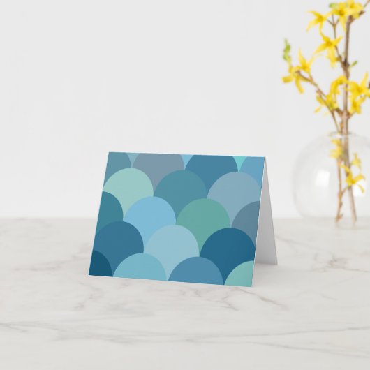 Gemusterte Kreise Karte (Gelbe Blume)