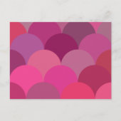 Gemusterte Kreise Postkarte (Vorderseite)