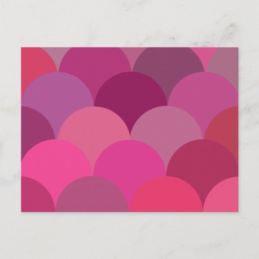 Gemusterte Kreise Postkarte (Vorderseite)