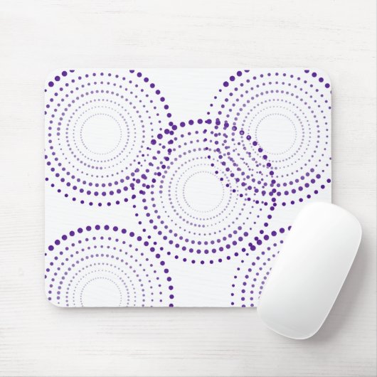 Gemusterte Kreismousepad Mousepad (Mit Mouse)