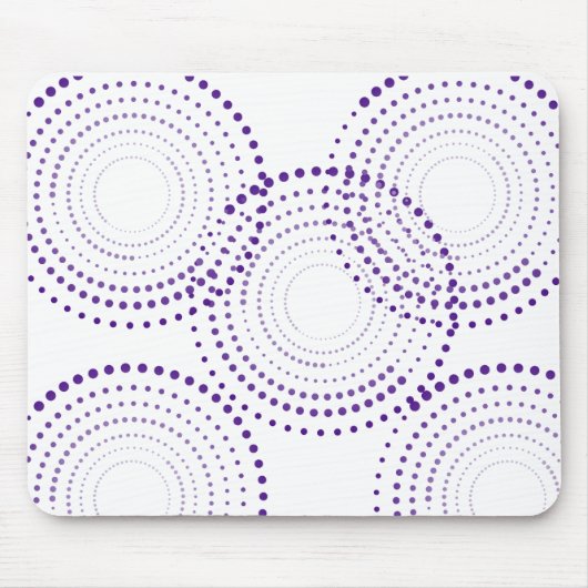 Gemusterte Kreismousepad Mousepad (Vorne)