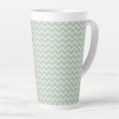 Gemusterte Latte- und Kaffeebeutel Milchtasse (Rechte Ecke)