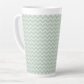 Gemusterte Latte- und Kaffeebeutel Milchtasse (Linke Ecke)
