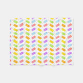 Gemusterte leckere Sommerkollektion Popsicle & Dot Fleecedecke (Vorderseite (Horizontal))