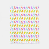 Gemusterte leckere Sommerkollektion Popsicle & Dot Fleecedecke (Vorderseite)