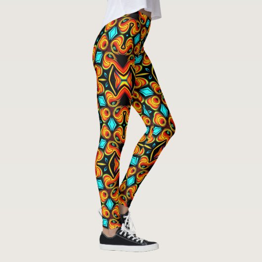 Gemusterte Leggings (Rechts)