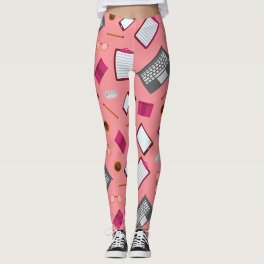 Gemusterte Leggings für intelligente Geräte (Vorderseite)