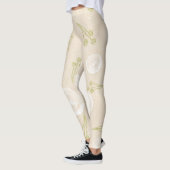 Gemusterte Leggings mit Blumenbezug (Links)