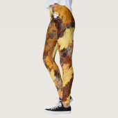 Gemusterte Leggings - Weißes B&B-Logo (Links)