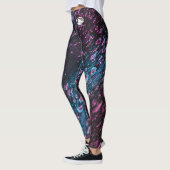 Gemusterte Leggings - Weißes B&B-Logo (Links)