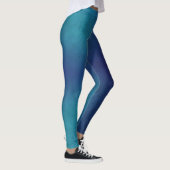 Gemusterte Leggings - Weißes Logo (Rechts)