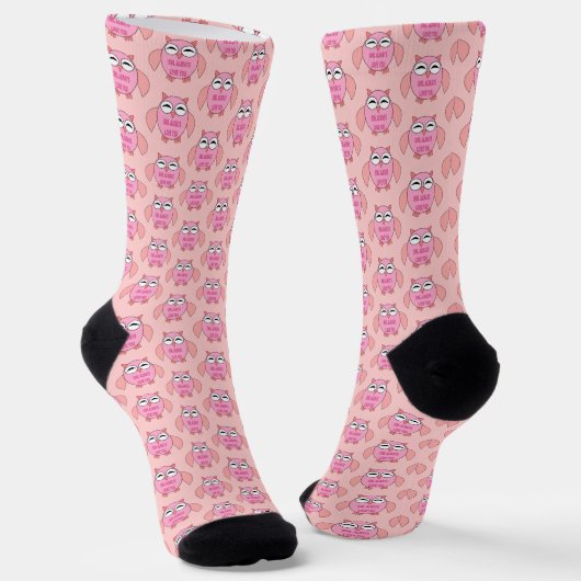 Gemusterte Liebe Socken (Gewinkelt)