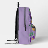 Gemusterte Mardi Gras Bedruckter Rucksack (Links)