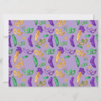 Gemusterte Mardi Gras