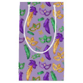 Gemusterte Mardi Gras Kleine Geschenktüte (Vorderseite)